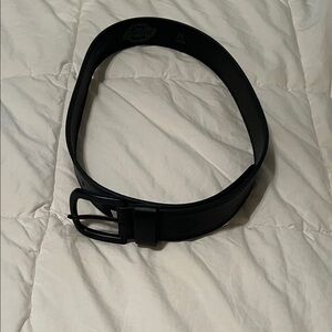 Dickies Black Leather Belt for Men